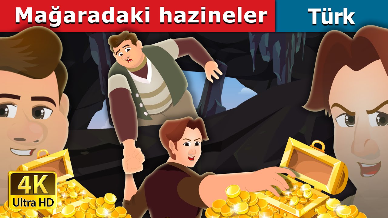 Mağaradaki hazineler | The Treasures in a Cavern Story in Turkish | @TurkiyaFairyTales