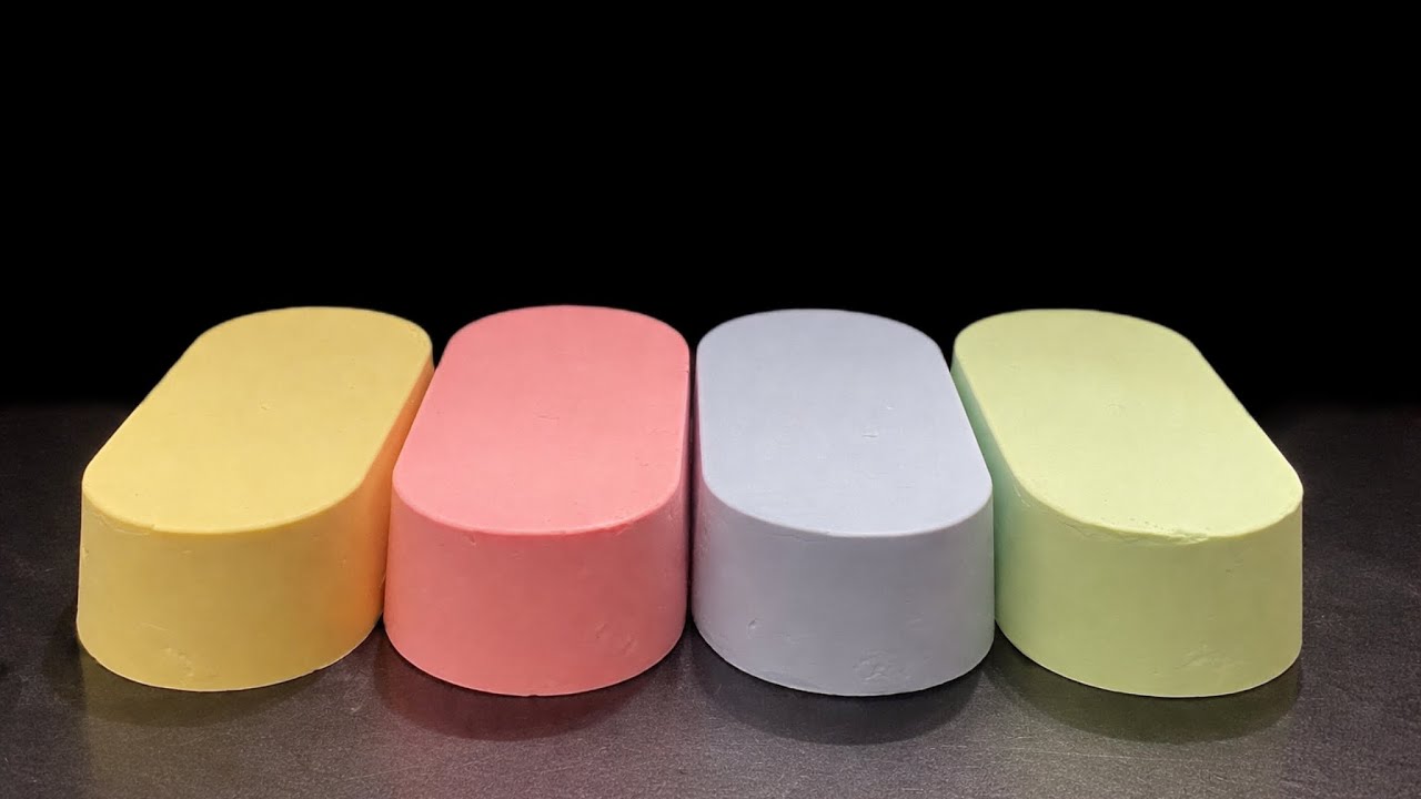 Oddly Satisfying ASMR &ndash; Crushing Colorful Baking Soda ~ Pastel colors 🍡 (No Talking)