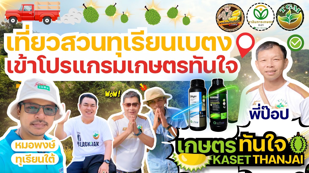 เที่ยวสวนทุเรียนเบตง เข้าโปรแกรมเกษตรทันใจ