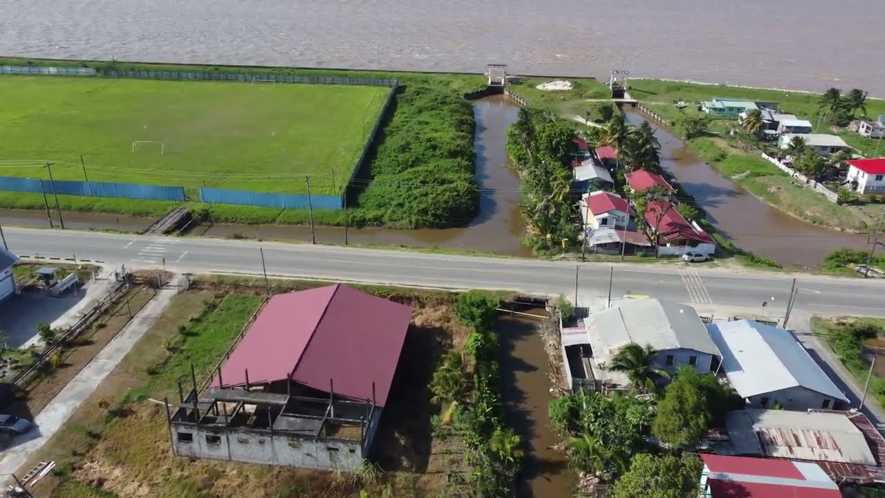 Bird's Eye View of Uitvlugt & GUYSUCO | Guyana