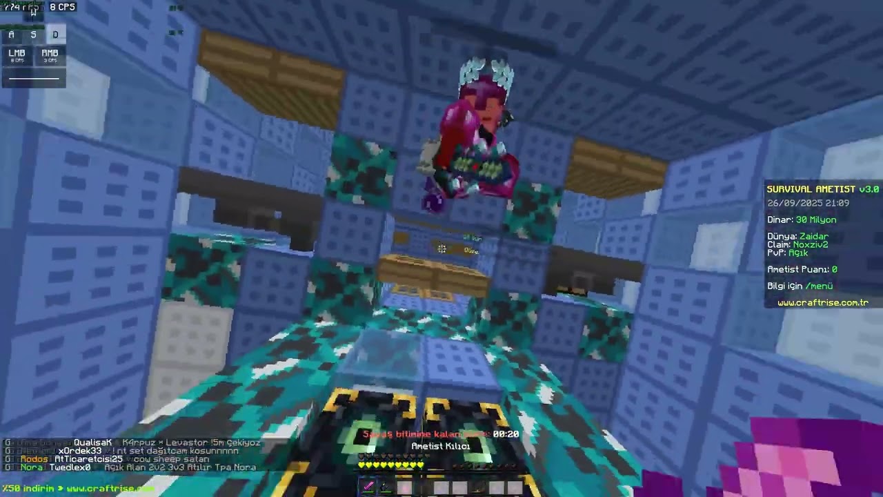 13X KRAL Zehir Kesmece Survival Ametist PvP/CraftRise