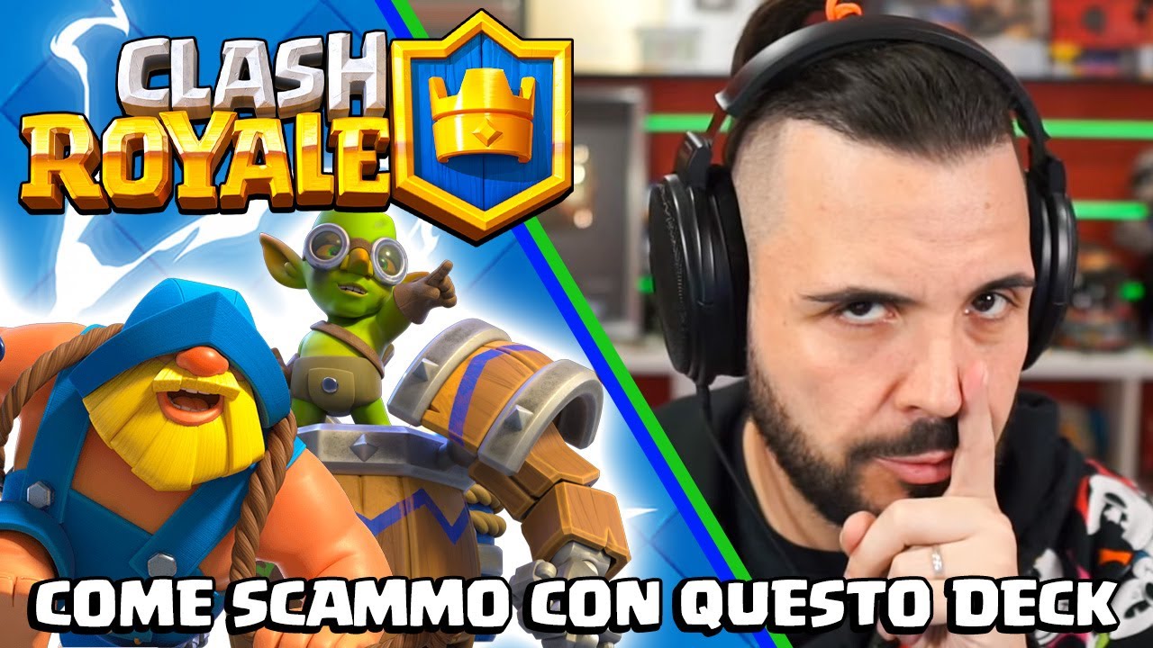 Pescatore e Macchina goblin per scammare al 100% - CLASH ROYALE