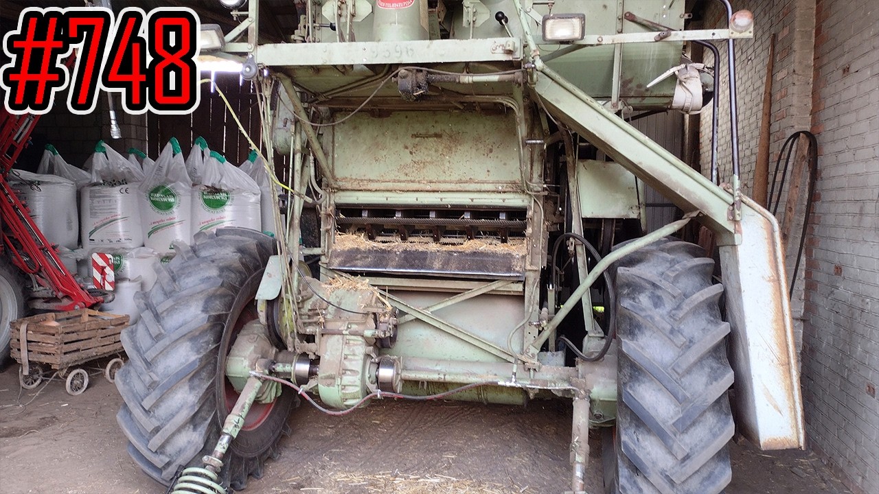 Generalny remont gardzieli w Claas Matador - środek żniw to najlepszy czas na takie remonty #748