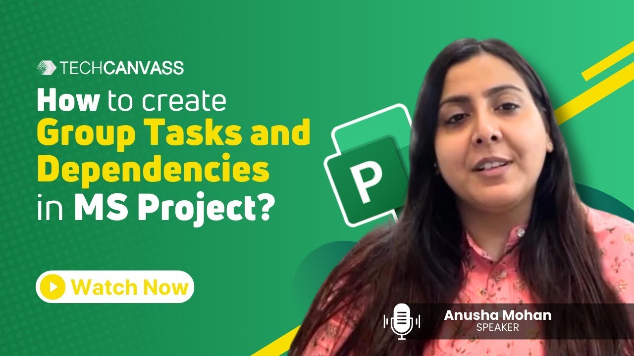 How to create task dependencies in MS Project? - Techcanvass