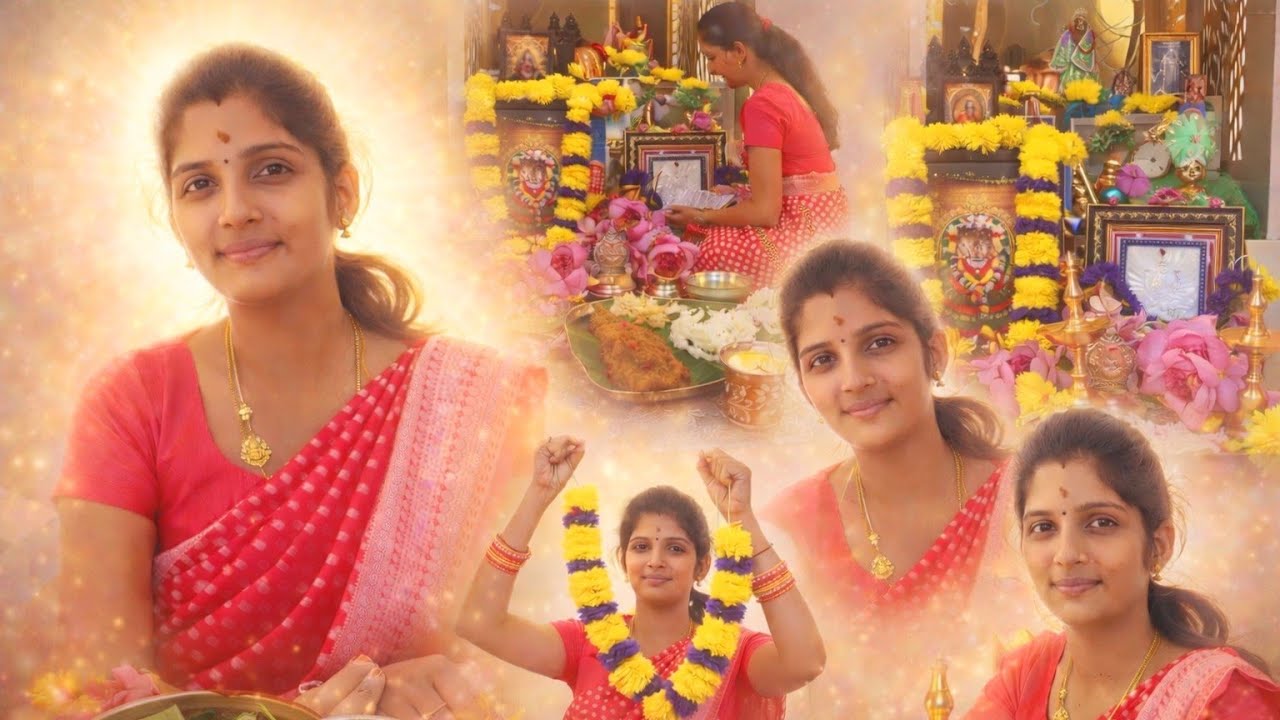 நினைத்த காரியம் உடனே நடக்க💯 | 16 வாரம் காமாட்சி அம்மன் விளக்கு பூஜை 🪔 | #devotional #trending #vlog 