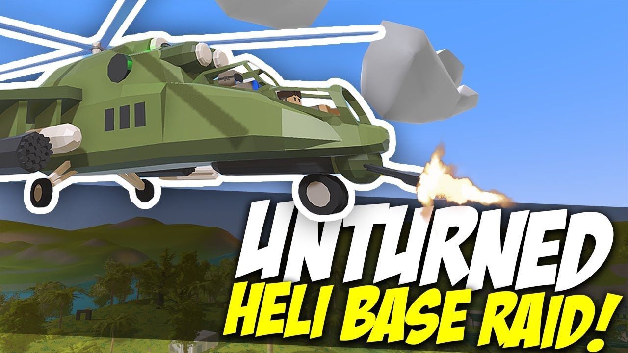 HELI BASE RAID - Unturned Hind | Huge Base Assault!