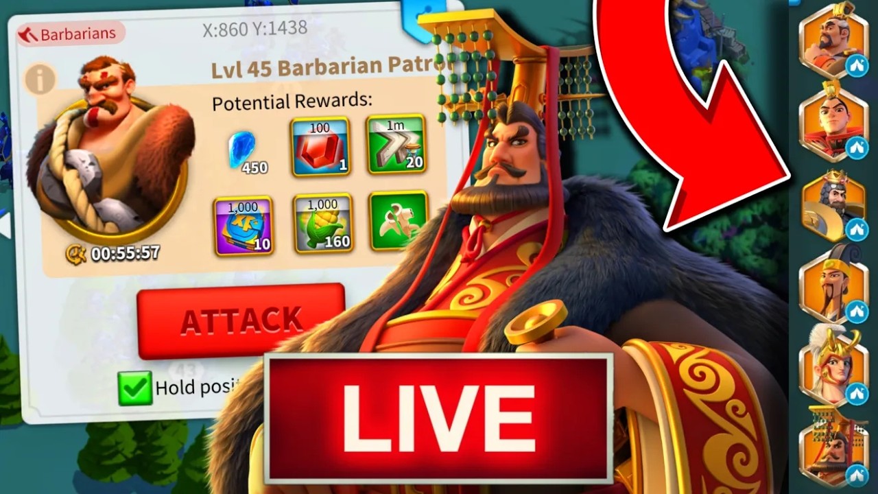 🔴 6 March Chaining Stream Before KL 🔥 | Rise of Kingdoms