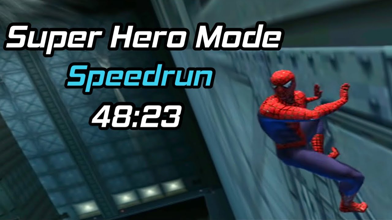 Spider-Man (2002) - Super Hero Mode (PC) Speedrun (48:23) Former WR