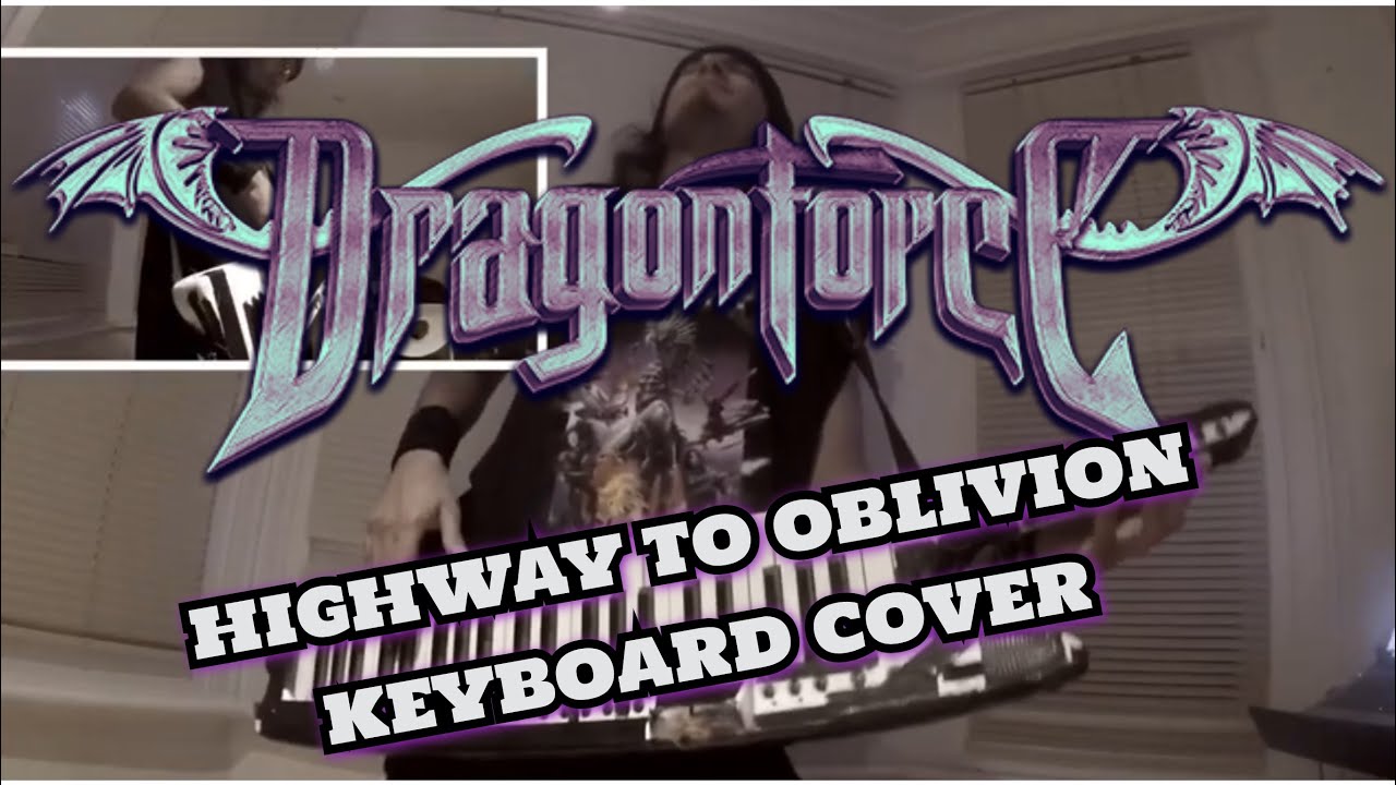 Highway To Oblivion - DRAGONFORCE - Keyboard Cover