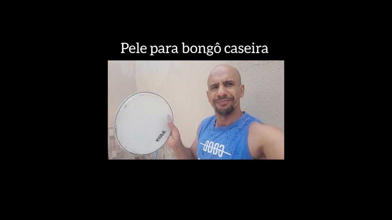 Tutorial Pele de bongô caseira