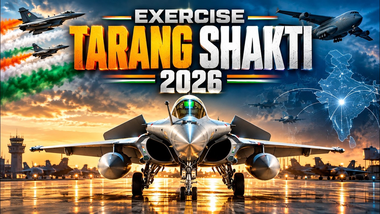 Exercise Tarang Shakti 2026 | India&rsquo;s Biggest Multinational Air Exercise 🇮🇳✈️
