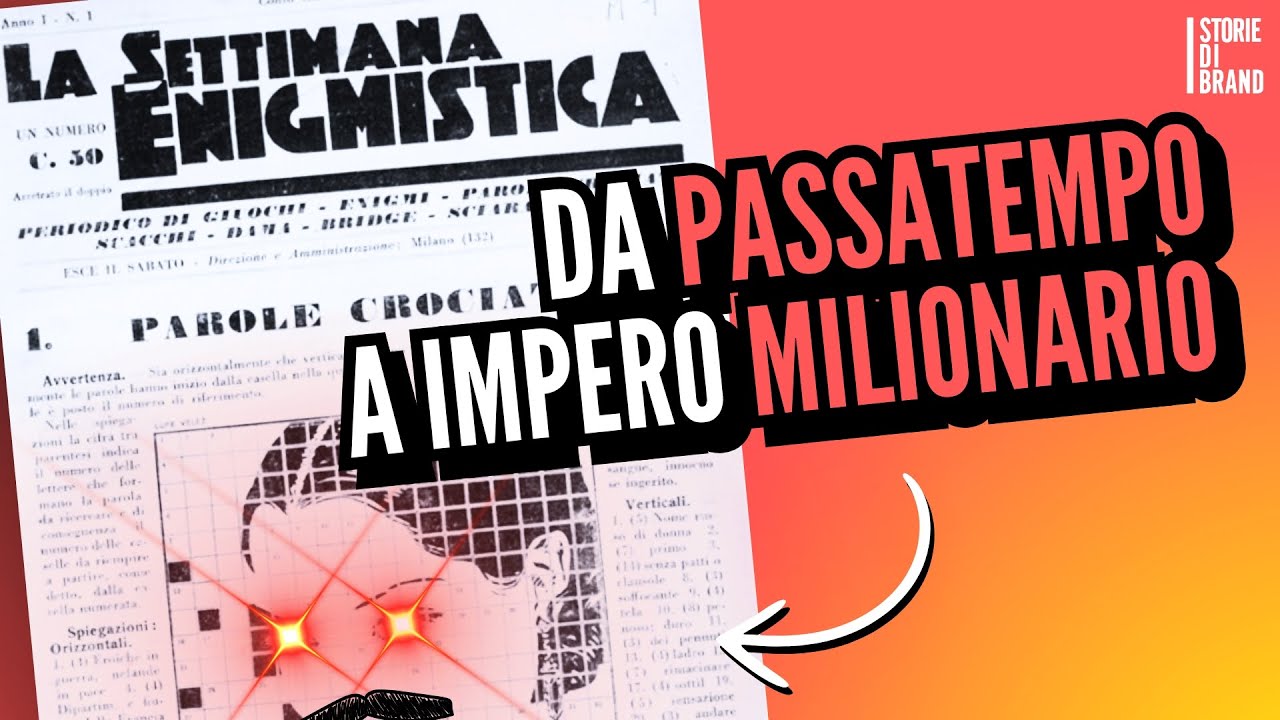 L'assurda storia della SETTIMANA ENIGMISTICA | Da passatempo a impero milionario! | Storie di Brand
