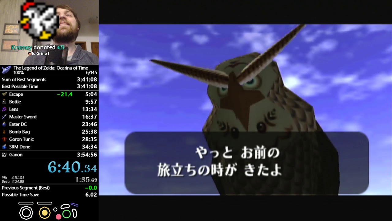 Ocarina of Time 100% Speedrun in 3:50:47