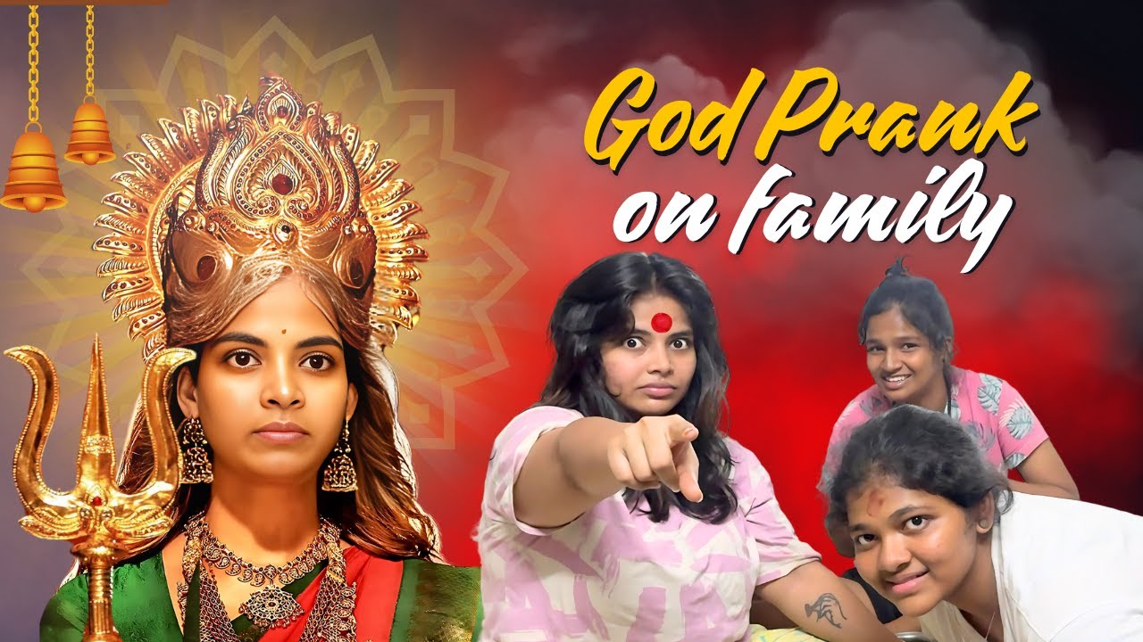 Pranking our family 🔥 ஆத்தா மலை இறங்கு 🤣🤣 Fun guaranteed 🔥 @Ram With Jaanu