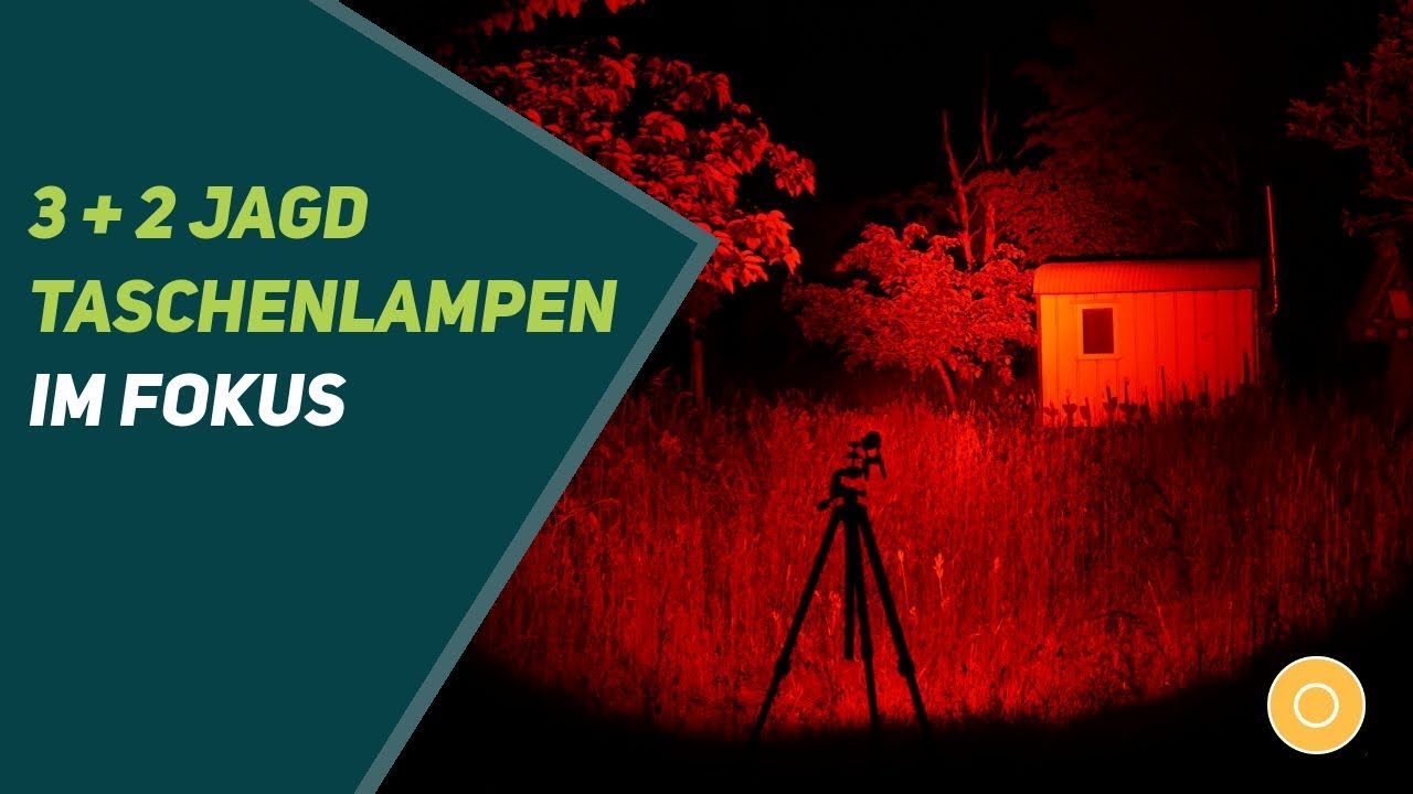 3 + 2 Jagd Taschenlampen im Fokus