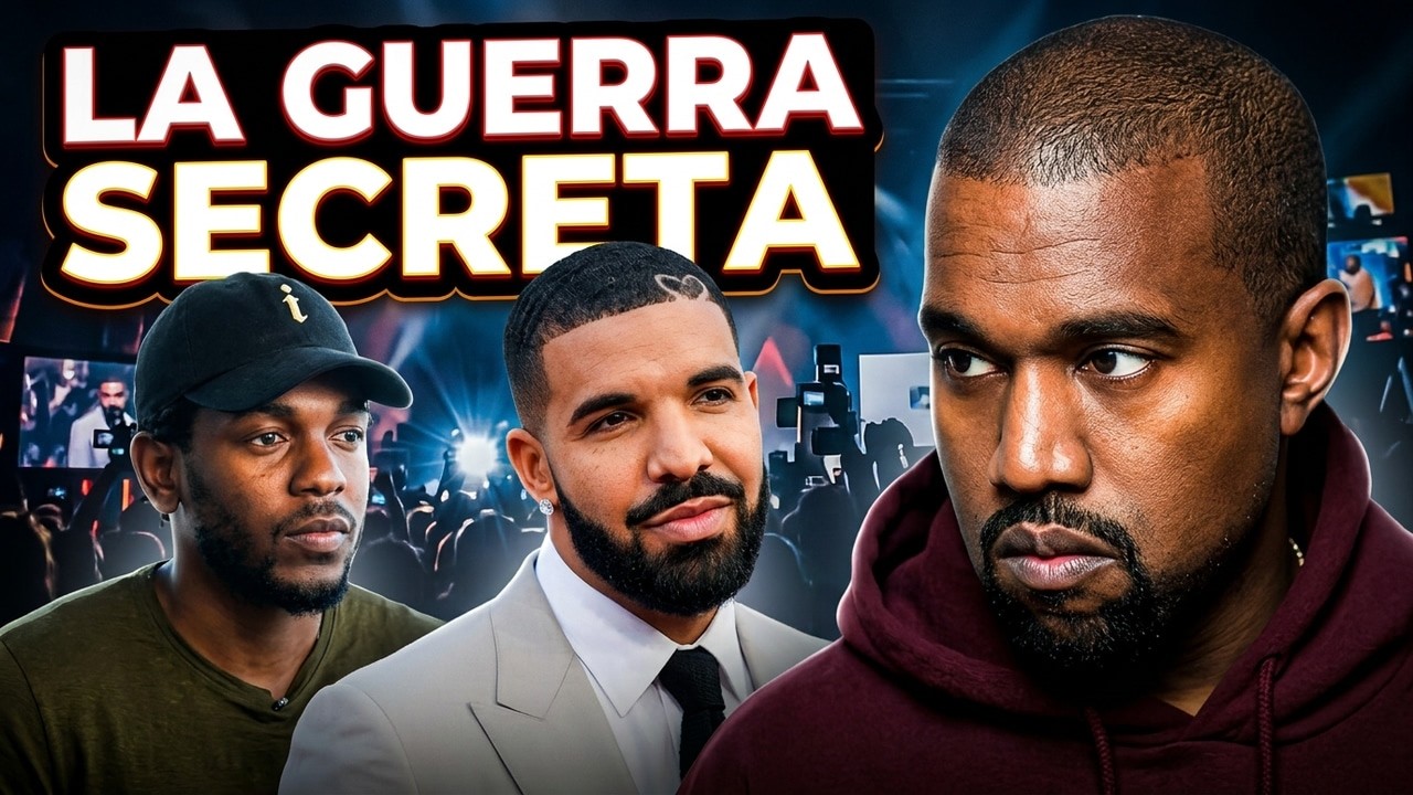 La Guerra Secreta del Hip-Hop: Drake vs Kendrick Lamar vs Kanye West