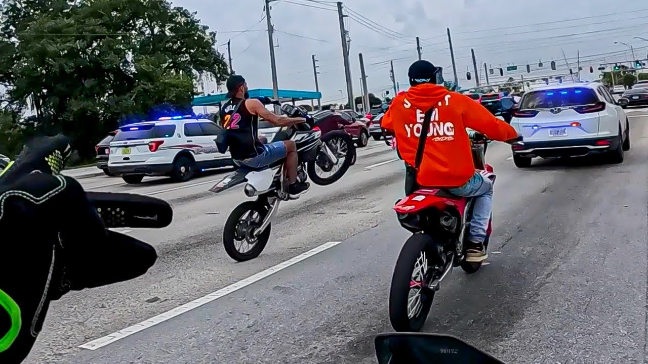 POLIZEI VERFOLGUNG BEIM HOOD RIDEOUT