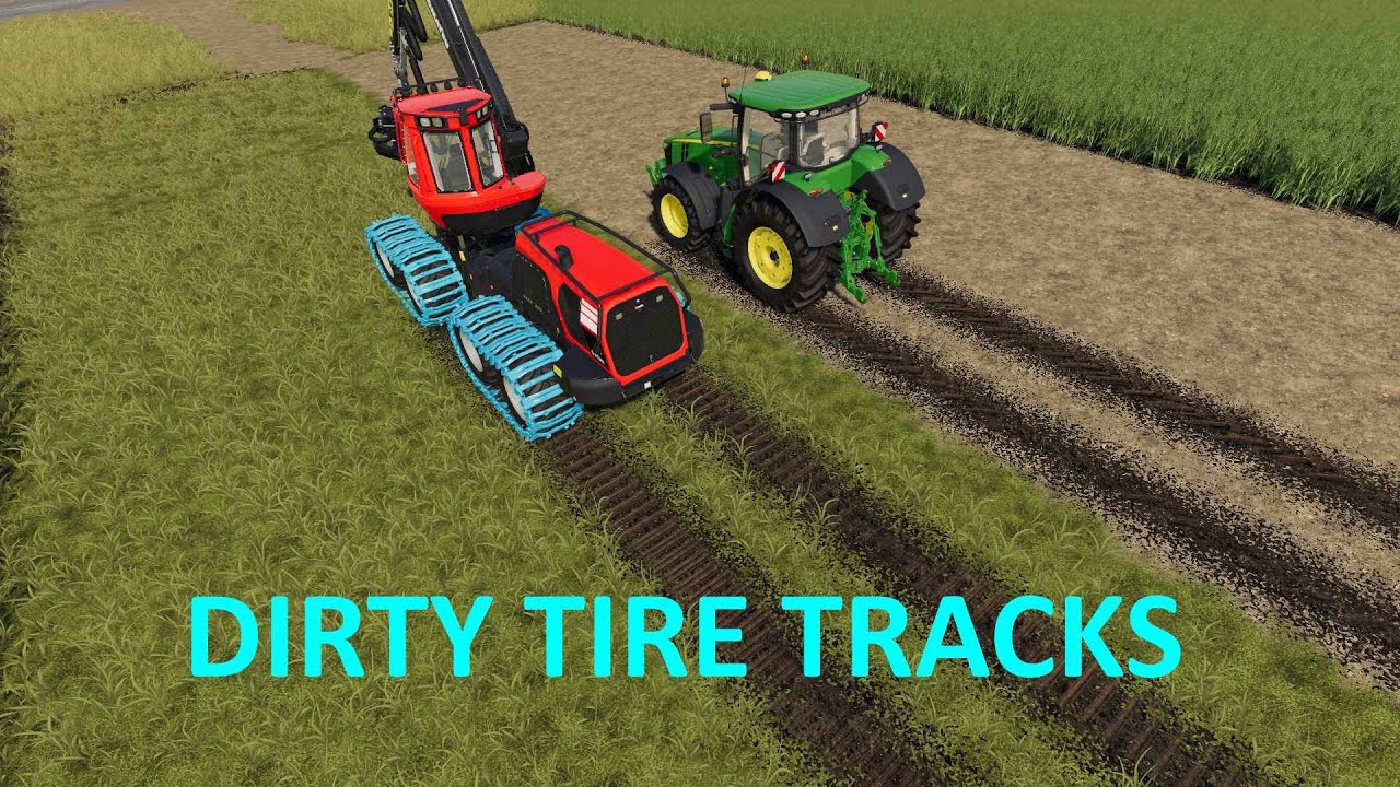 FS19 - Dirty Tire Tracks v1.1.0.0