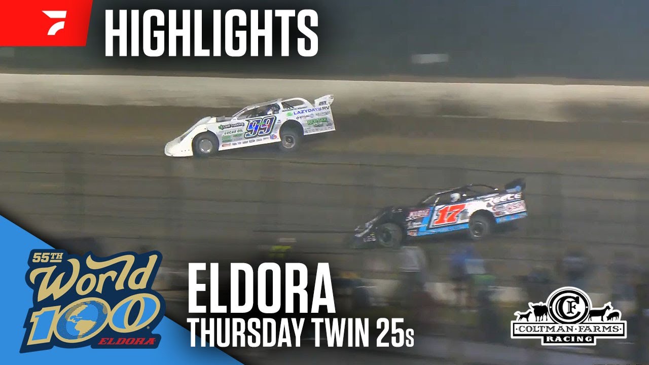 Thursday Twin 25s | World 100 at Eldora Speedway 9/4/25 | Highlights