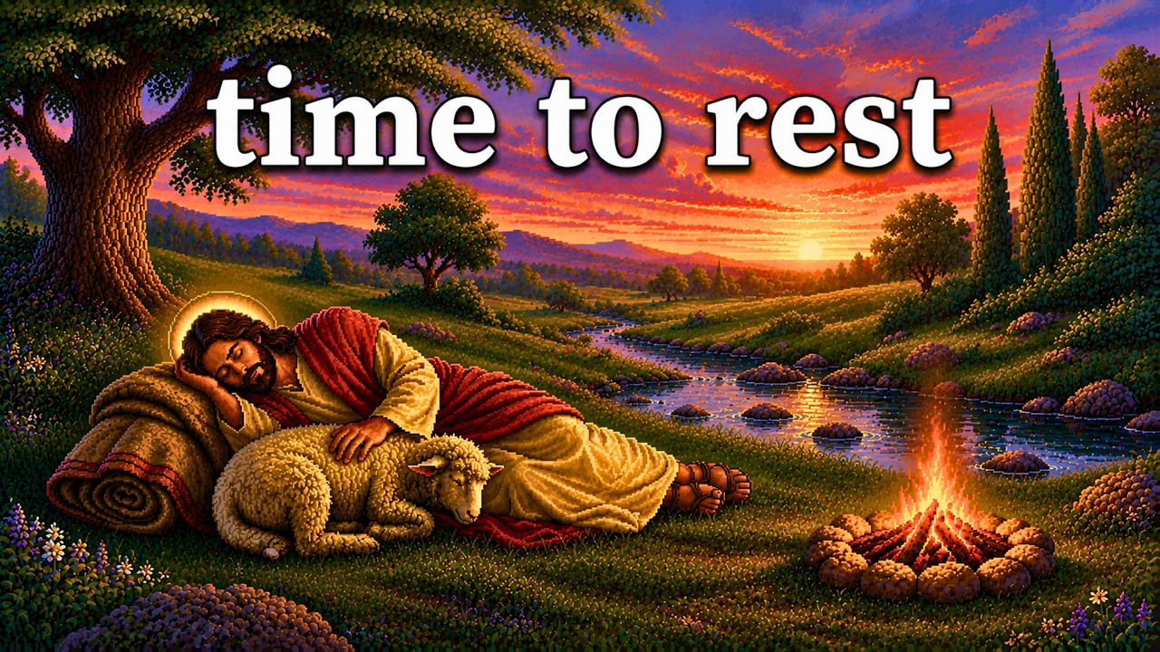 no more thinking tonight... (bible reading & fire ambiance)