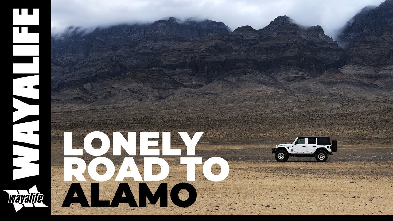 Jeep JL Wrangler Overland Trek Across the Desert National Wildlife Refuge : LONELY ROAD to ALAMO