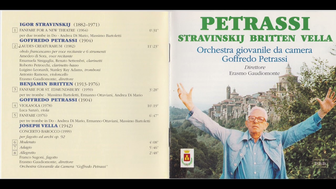 Laudes Creaturarum (1982) di Goffredo Petrassi