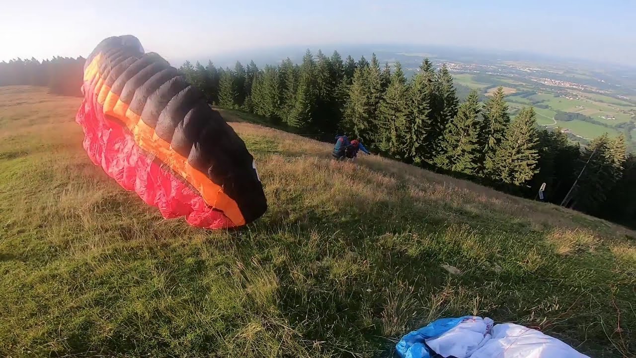 Ruhiger Abendflug vom Blomberg Oststartplatz