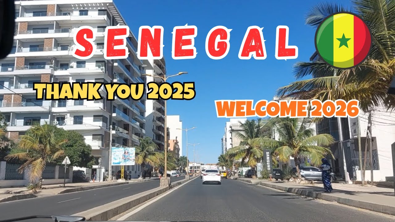 Driving in Dakar at end year 2025 and welcoming 2026 #dakar #senegal #africa #happynewyear #driving
