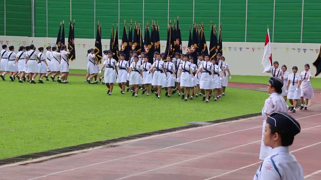 Singapore Girls' Brigade Trooping the Colour 2017April8