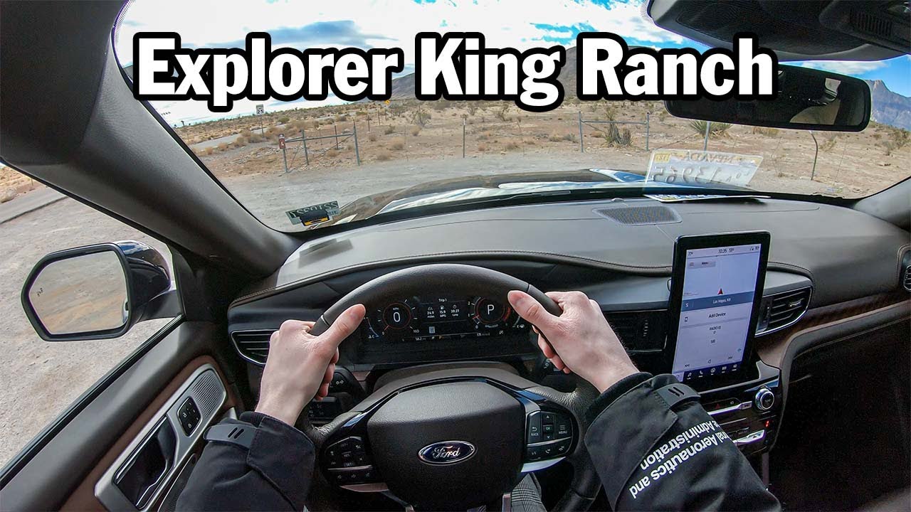 2022 Ford Explorer King Ranch POV Drive