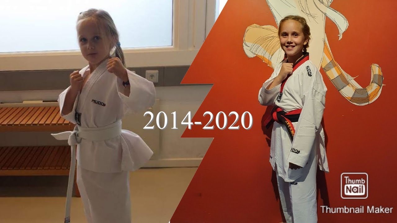 My Taekwondo progression 2014-2020