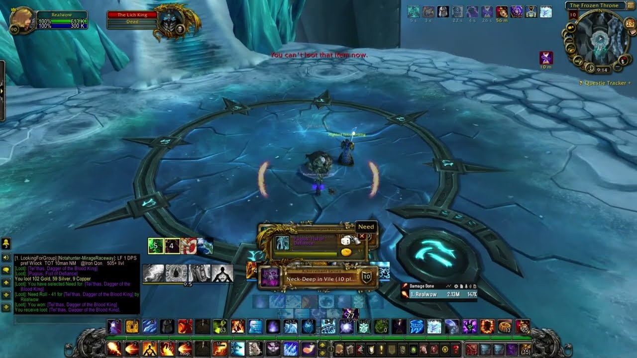 Icecrown Citadel Full Clear Solo Mage - insanely fast Kills - including Lich King - Mop Classic
