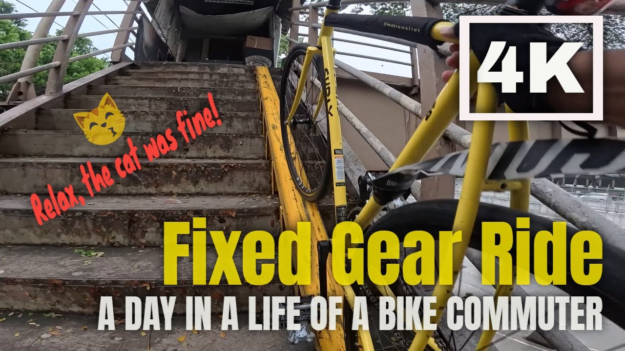 Fixed Gear Ride | A Day in a Life of a Bike Commuter on a Surly Steamroller