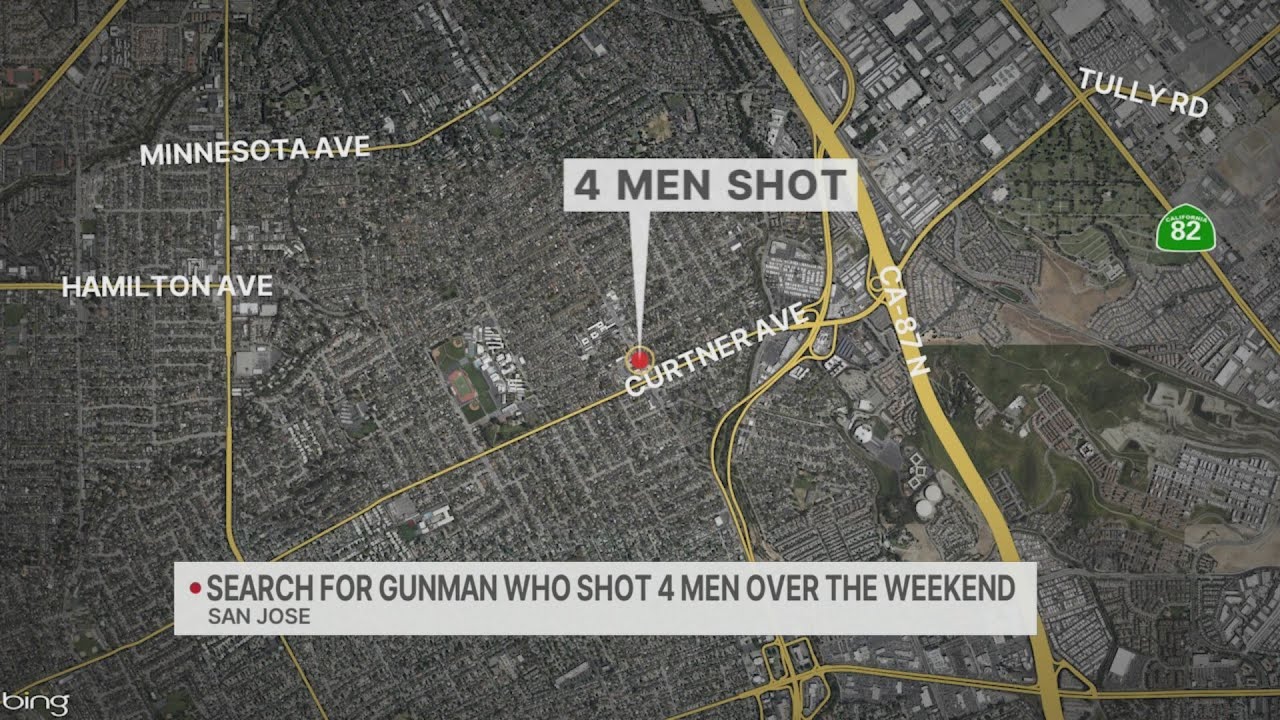 1 dead after 4 men shot in San Jose, police say