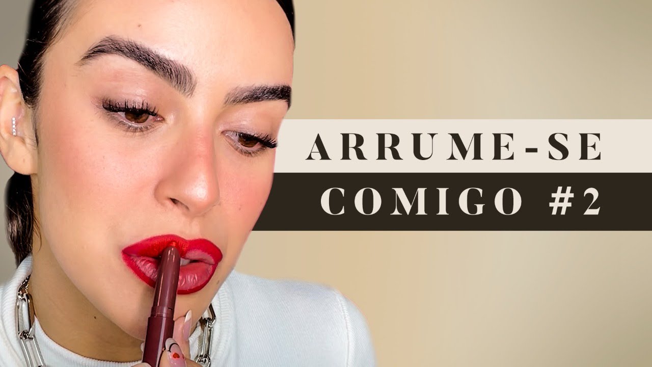 MAKE BÁSICA E PODEROSA COM BATOM VERMELHO | MARIANA SAAD