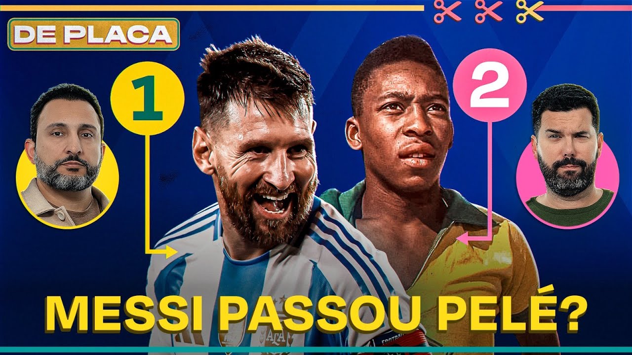 DEBATEMOS A LISTA DA IFFHS QUE COLOCOU MESSI NA FRENTE DO PELÉ COMO MAIOR DA HISTÓRIA!