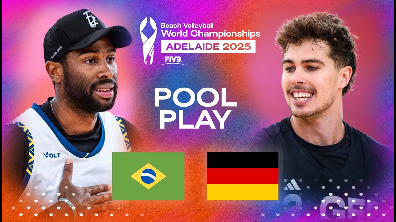 Evandro/Arthur vs. Henning/W&uuml;st - Beach World Championships 2025 | Highlights | Pool Phase