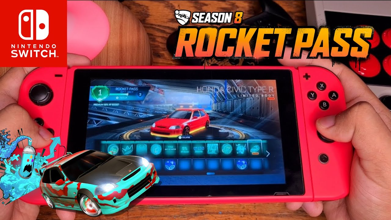 Rocket League Season 8 *NEW Rocket Pass* Nintendo Switch