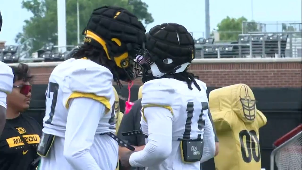Extended highlights from practice No. 9 of Mizzou football's fall camp