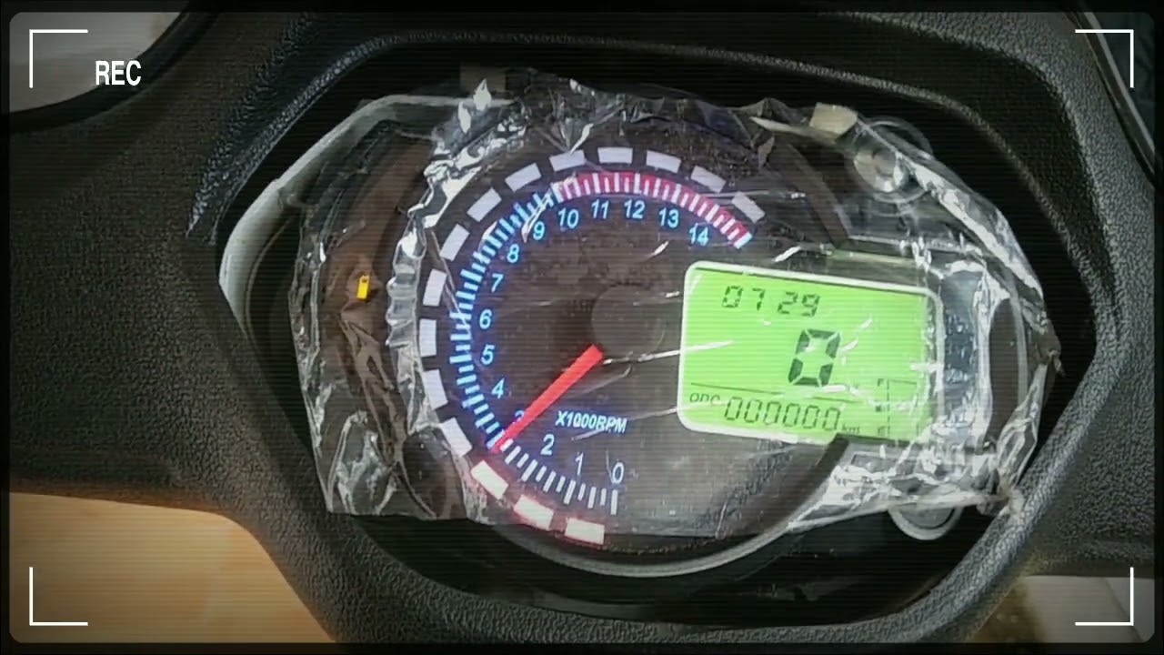 Supra X 100 .... Memasuki era digital Menolak tua.... (Test Speedo koso KW) 😁😁😁