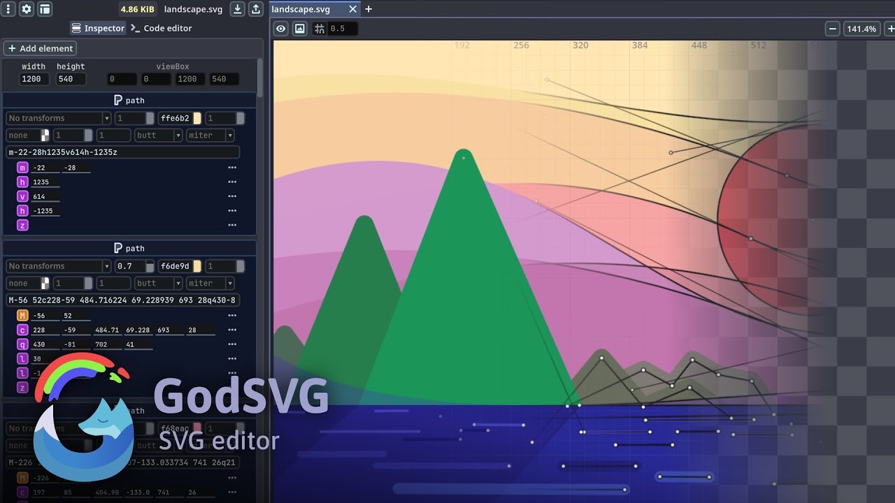 GodSVG timelapse