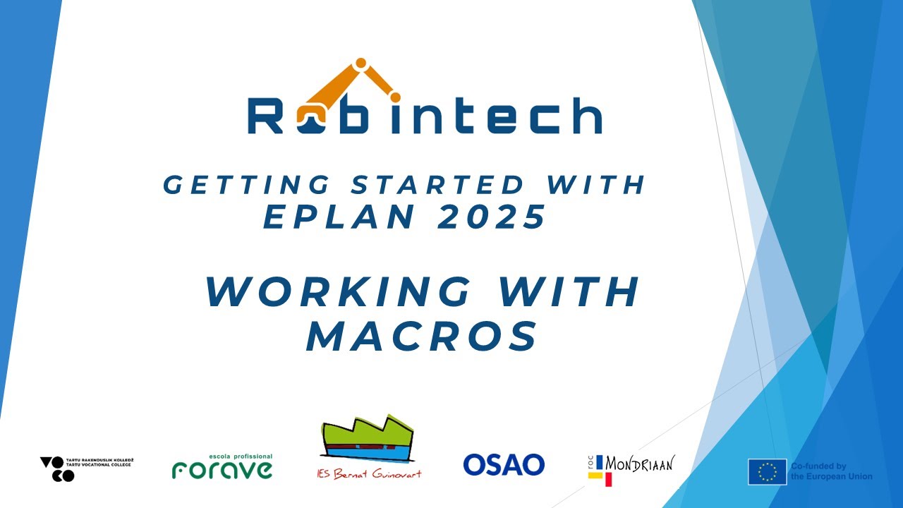 EPLAN 2025. Part 4: Working with macros/// ROBINTECH /