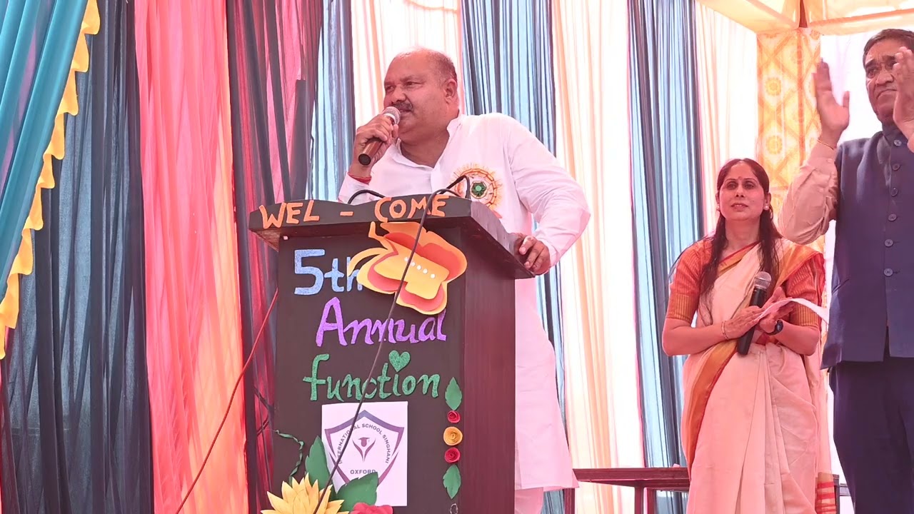 Mr. Ramavtar Sharma (Private Wellfare Association, Haryana ) : Oxford School, Singhani