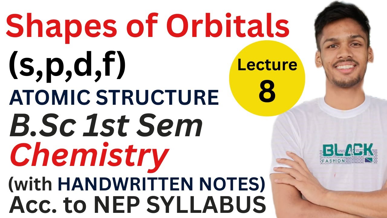 Shapes of Orbitals | B.Sc 1st Year Chemistry | S,P,D,F |  Atomic Structure | NEP Syllabus