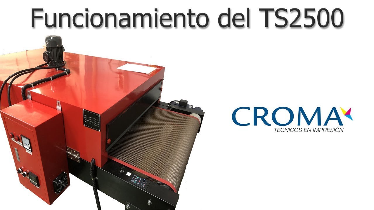 Cómo funciona el túnel de secado TS 2500