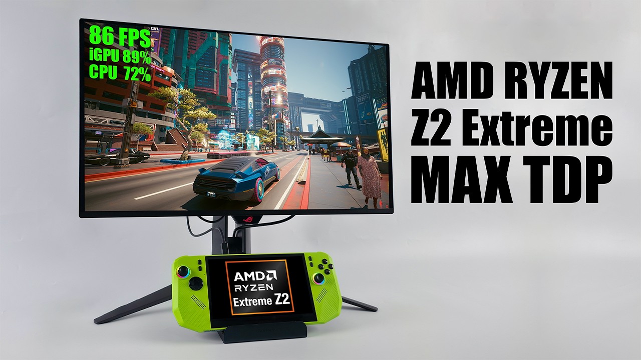 Wycisnąłem z Ryzen Z2 Extreme maksimum! Tryb dokowania w grach
