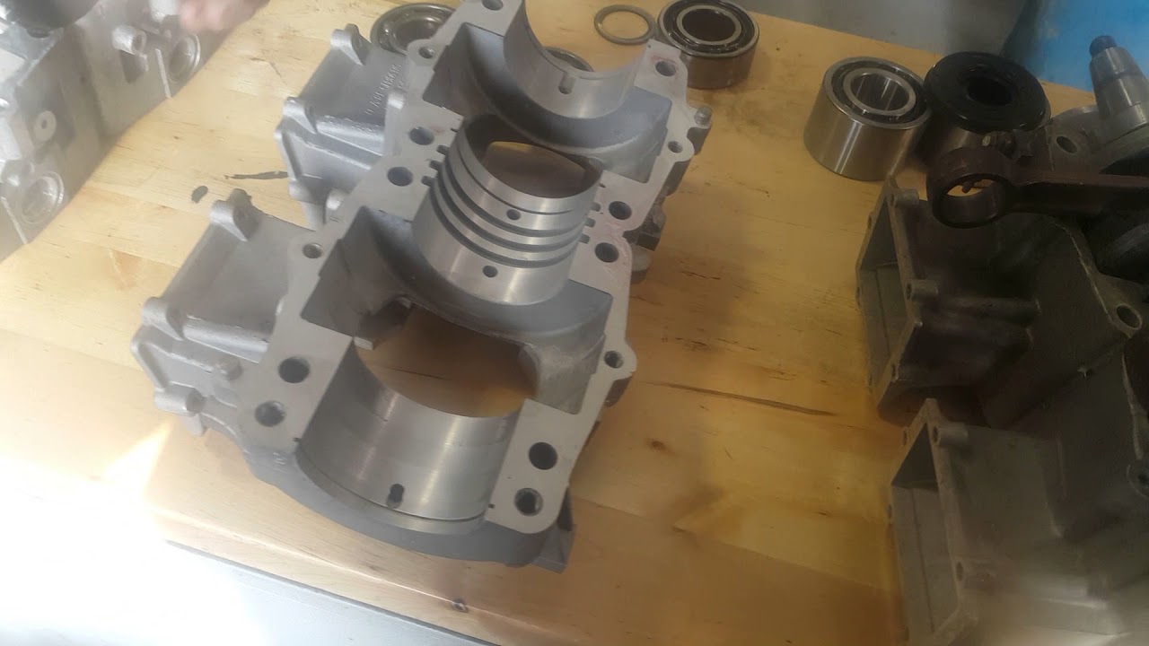 How to modify polaris crank case for wide bearing crank rmk 800
