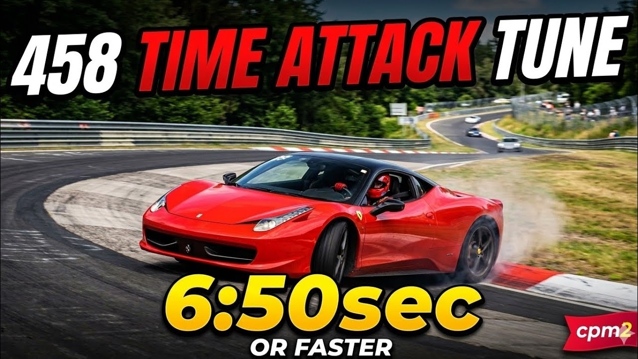 FERRARI 458 TIME ATTACK! 6:50sec Nürburgring Tune (CPM2)