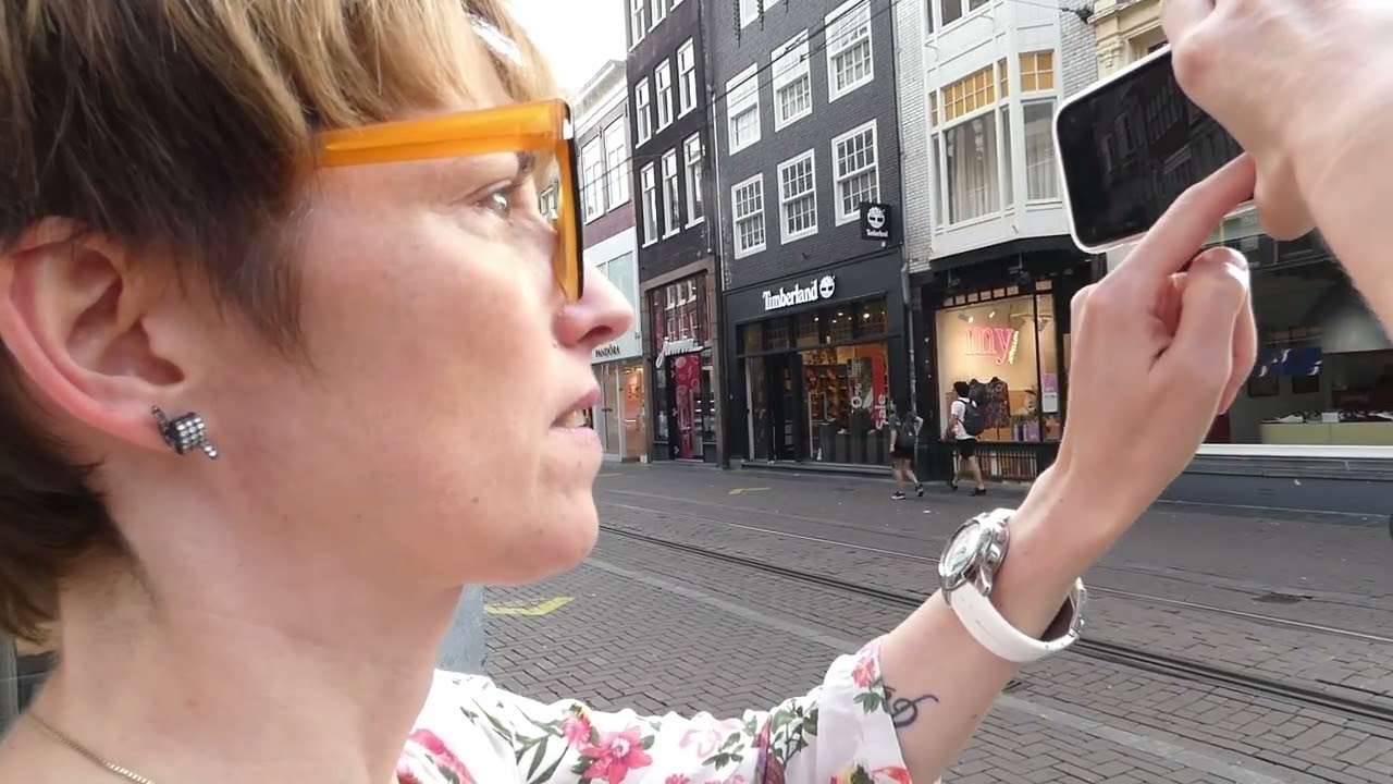 Ulice Amsterdam wiosna 2020