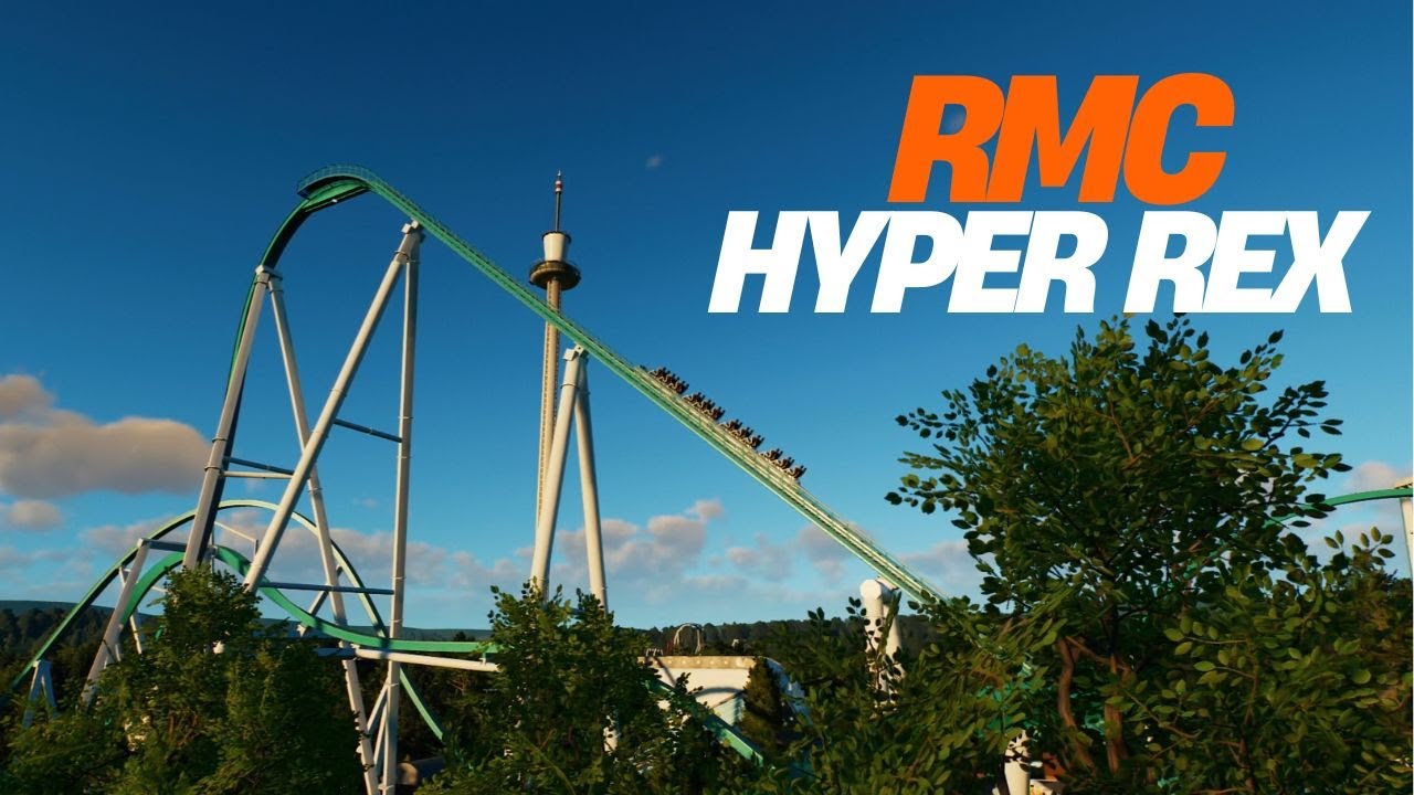 Blue Lightning | RMC T Rex | Planet Coaster 2